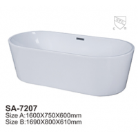 Hot Sale CUPC White Freestanding Soaking Bathtub SA-7207