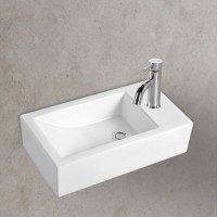 Cheap Ceramic Wall Mounted Wash Basin Square