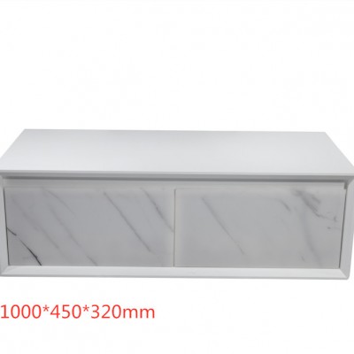 GM-7029 Italian designed bathroom wall-hung sink  solid surface artificial stone cabinet