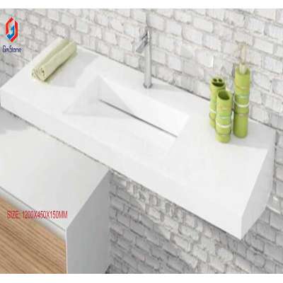 1200mm ramp   wash basin /Ramp Sink Vanity Top /Luxury Unique Design Bathroom Wall Hung Basin Sink