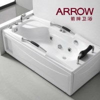 economical square massage bathtub